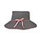 Side - 6607-Ladies' Linen Wide Brim Hat