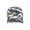 Front - 9031C-Low Profile (Unstructured) Washed Camouflage Cap