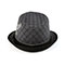 Back - 8925-Plaid Fedora Hat