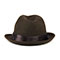 Back - 2519-Men's Wool Felt Fedora Hat