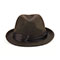 Front - 2519-Men's Wool Felt Fedora Hat