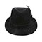 Front - 8948-Infinity Selections Polyester Denim Fedora Hat