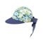 Side - 7671A-Ladies' Printed Flower Large Peak Hat