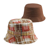Girls' Reversible Twill Bucket Hat