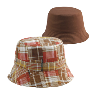6571Y-Girls' Reversible Twill Bucket Hat