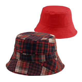 6571Y-Girls' Reversible Twill Bucket Hat