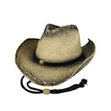Outback Tea Stained Raffia Straw Cowboy Hat