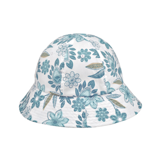 6577Y-Girl's Floral Bucket Hat