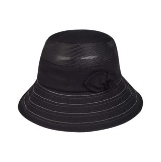 6588-Ladies' Linen/Mesh Fashion Bucket Hat