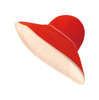 6590-Ladies' Reversible Terry Cloth Wide Brim Bucket Hat