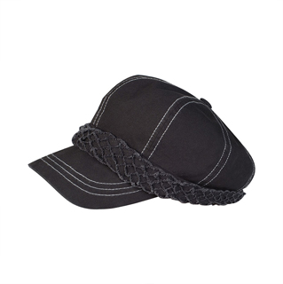6599-Ladies' Brushed Canvas Newsboy Hat