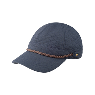 6600-Diamond Pattern Quilted Cotton Cap