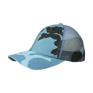 9031M-Enzyme Washed Camouflage Mesh Cap