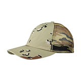 Enzyme Washed Camouflage Mesh Cap