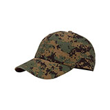 Enzyme Washed Camouflage Cap