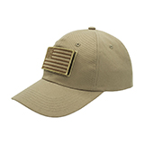 USA Flag Tactical Patch Cotton Twill Cap