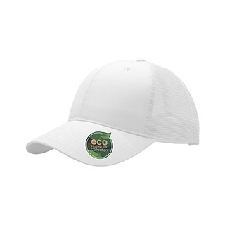 6901MR-Recycled Polyester Twill Trucker Cap