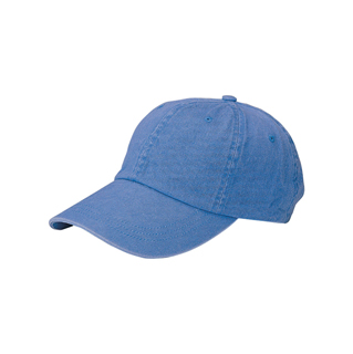 7601-Washed Pigment Dyed Cotton Twill Cap