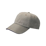Low Profile Dyed Brushed Cotton Canvas Cap