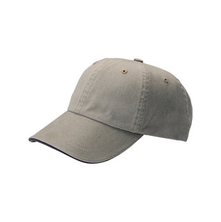 7690-Low Profile Dyed Brushed Cotton Canvas Cap