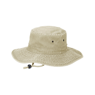 7804A-Pigment Dyed Twill Washed Bucket Hat