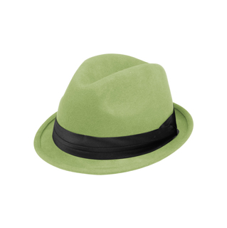 2520-Ladies Wool Felt Fedora Hat