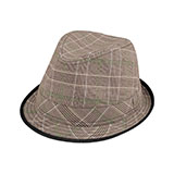 Plaid Fedora Hat