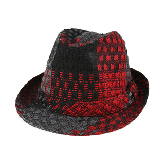 8936-Jacquard Fedora Hat