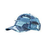 Casual Style Camouflage Twill Washed Pocket Cap