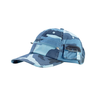 9014-Casual Style Camouflage Twill Washed Pocket Cap