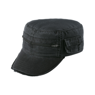 9034-Enzyme Washed Cotton Twill Army Cap
