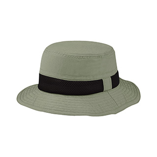 J7224-Juniper Taslon UV Bucket Hat w/ Meshed Crown