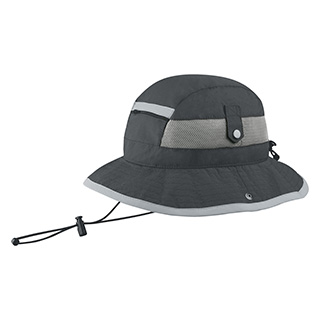 J7225-Juniper Taslon UV Bucket Hat with Zipper Pocket