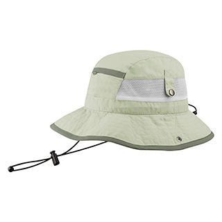J7225-Juniper Taslon UV Bucket Hat with Zipper Pocket