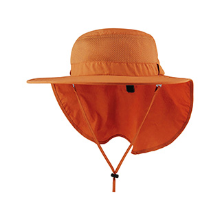 J7243-Juniper Taslon UV Large Bill Hat w/ Roll-Up Flap