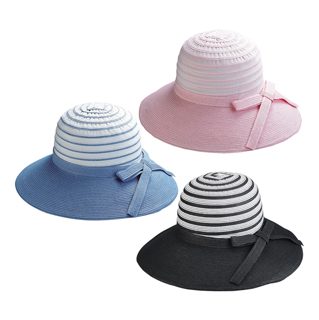 6524A-Ladies' Sewn Braid Toyo & Webbing Hat