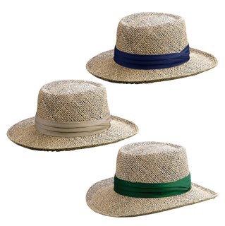 8001CNT-Gambler Shape Straw Hat