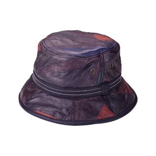 2008-Multi-Color Cut & Sewn Lambskin Bucket Hat