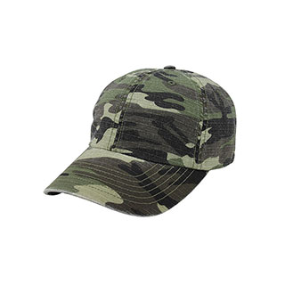 9031C-Low Profile (Unstructured) Washed Camouflage Cap