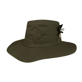 J9705-Juniper Waxed Cotton Canvas Men's Western Hat