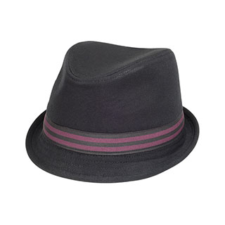 8921-Soft Cotton Canvas Fedora Hat