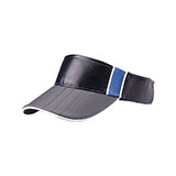 Leather Look Fitted Visor