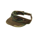 Enzyme Washed Cotton Twill Visor