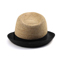 Back - 8950-Infinity Selections Raffia  Fedora Hat