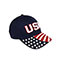 Left - 7678-Cotton Twill USA Flag Cap