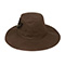 Back - J9705-Juniper Waxed Cotton Canvas Men's Western Hat