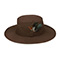 Side - J9705-Juniper Waxed Cotton Canvas Men's Western Hat