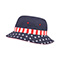 Side - 7801F-USA Flag Bucket Hat