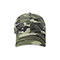Front - 9031C-Low Profile (Unstructured) Washed Camouflage Cap