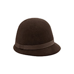 Ladies' Wool Felt Cloche Hat